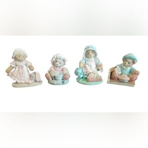 Cherished teddies collectable figurines lot of 4